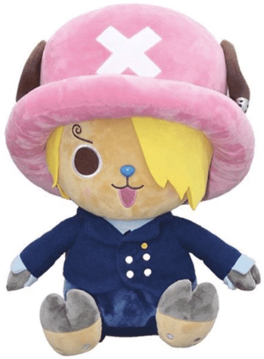 Sanji x Chopper - One Piece Pluche Knuffel 30 cm {Anime Manga Luffy Plush Toy | Speelgoed Knuffelpop voor kinderen jongens meisjes | Dragon Ball Z, Naruto, My Hero Academia}